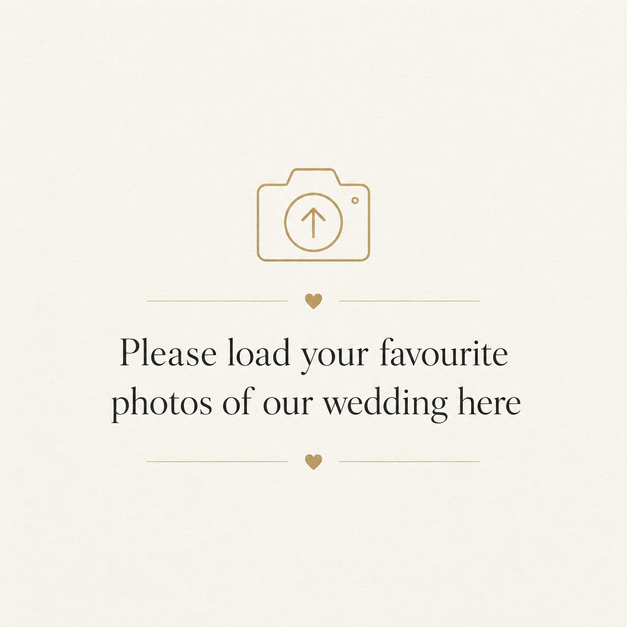 Please load your favourite photos of our wedding here